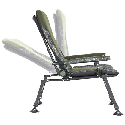 Large folding reclining сhair for Camping, Fishing, Garden & Outdoor CUZO Enzo Premium Touch