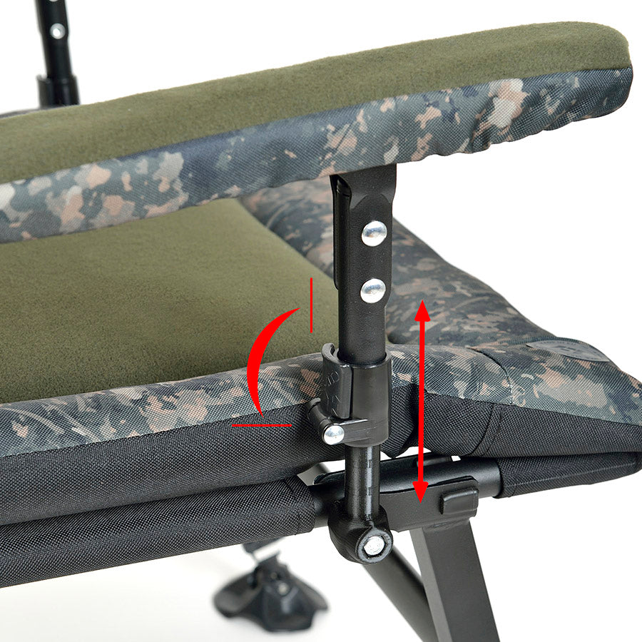 Large folding reclining сhair for Camping, Fishing, Garden & Outdoor CUZO Enzo Premium Touch