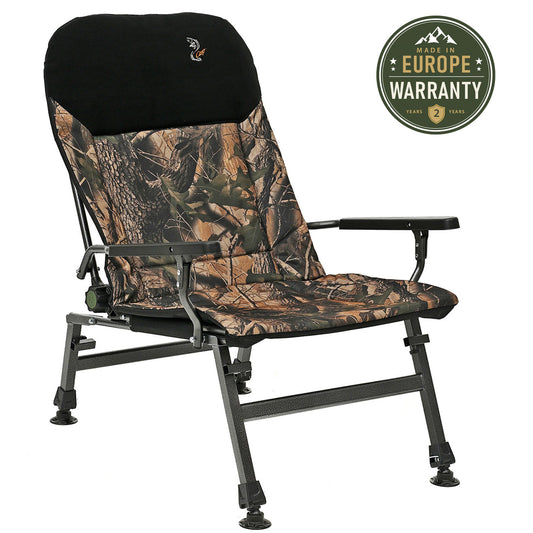 Large folding reclining chair for Camping, Fishing, Garden & Outdoor CUZO FK5 Extra Load
