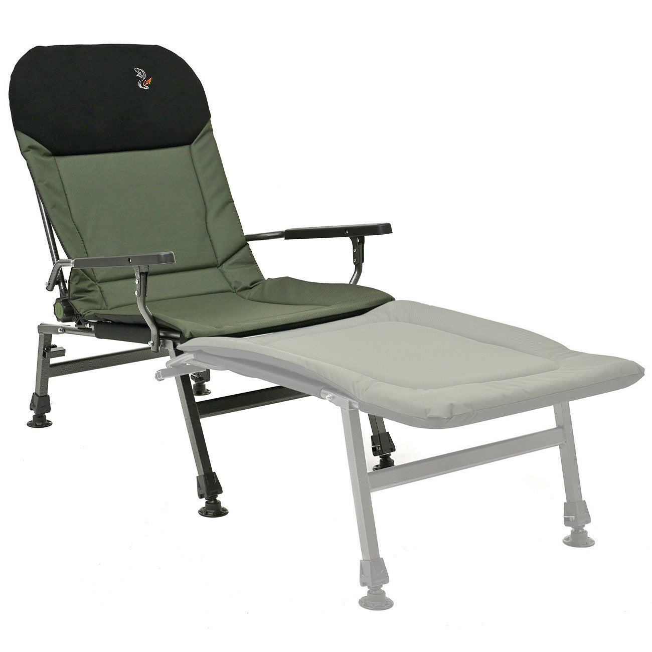 Large folding reclining сhair for Camping, Fishing, Garden & Outdoor CUZO FK5 Extra Load